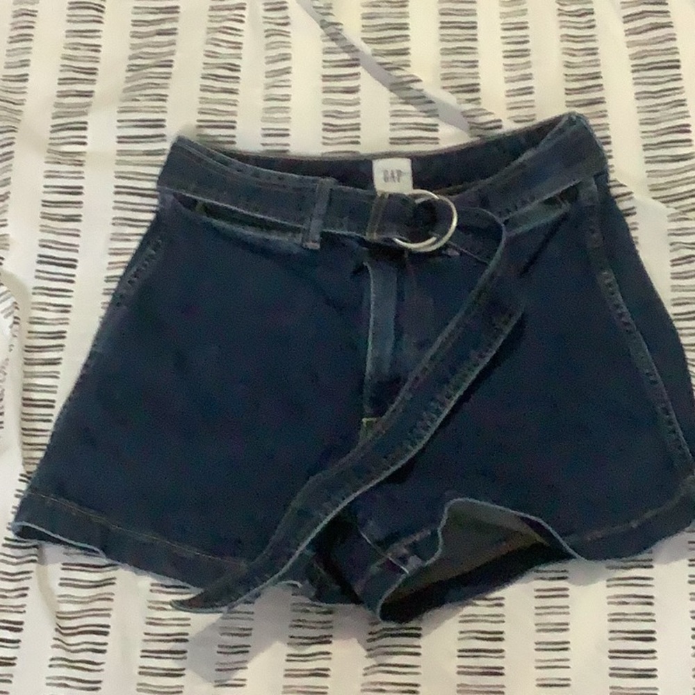 GAP Blue Jean Shorts High-Waisted Casual